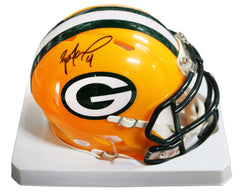 Brett Favre Green Bay Packers Signed Autographed Football Mini Helmet PAAS COA