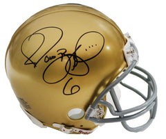 Jerome Bettis Notre Dame Fighting Irish Signed Autographed Football Mini Helmet JSA Witnessed COA