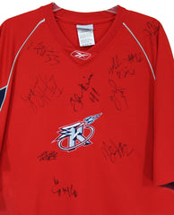 Houston Rockets 2002-03 Team Signed Autographed Warmup Jersey - 10 Autographs