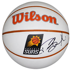 Devin Booker Phoenix Suns Signed Autographed Wilson Suns Logo Mini Basketball PAAS COA