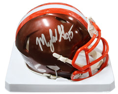 Myles Garrett Cleveland Browns Signed Autographed Flash Alternate Speed Mini Helmet PAAS COA