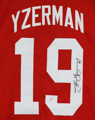 Steve Yzerman Detroit Red Wings Signed Autographed Red #19 Custom Jersey PAAS COA