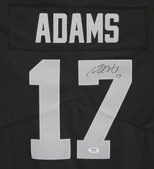 Davante Adams Las Vegas Raiders Signed Autographed Black #17 Jersey PSA COA