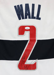 John Wall Washington Wizards Signed Autographed White #2 Jersey JSA COA