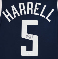 Montrezl Harrell Los Angeles Clippers Signed Autographed Dark Blue #5 Jersey JSA COA