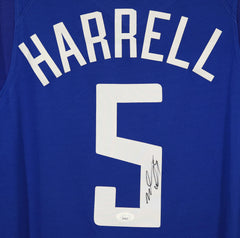 Montrezl Harrell Los Angeles Clippers Signed Autographed Blue #5 Jersey JSA COA