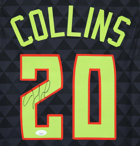 John Collins Atlanta Hawks Signed Autographed Black #20 Jersey JSA COA