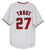 Mike Trout Los Angeles Angels Signed Autographed White #27 Custom Jersey PAAS COA