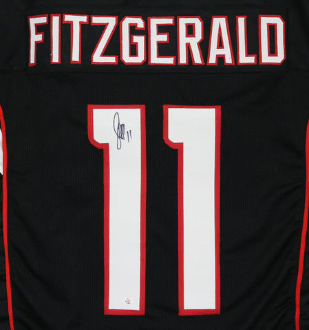 Larry Fitzgerald Arizona Cardinals Signed Autographed Black #11 Custom Jersey PAAS COA