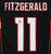 Larry Fitzgerald Arizona Cardinals Signed Autographed Black #11 Custom Jersey PAAS COA