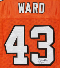 T.J. Ward Cleveland Browns Signed Autographed Orange #43 Jersey JSA COA