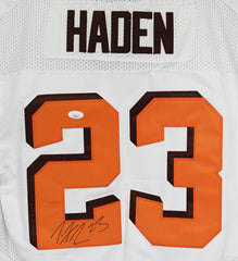 Joe Haden Cleveland Browns Signed Autographed White #23 Jersey Size 52 JSA COA