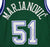 Boban Marjanovic Dallas Mavericks Signed Autographed Green #51 Jersey JSA COA
