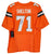 Danny Shelton Cleveland Browns Signed Autographed Orange #71 Jersey JSA COA