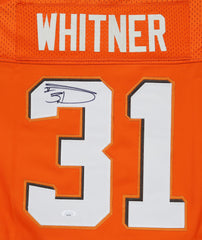 Donte Whitner Cleveland Browns Signed Autographed Orange #31 Jersey JSA COA