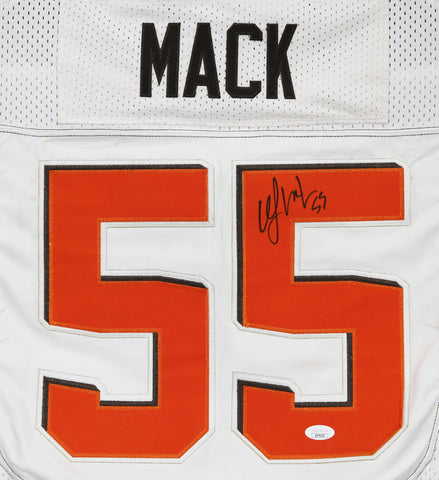 Alex Mack Cleveland Browns Signed Autographed White #55 Jersey JSA COA