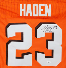 Joe Haden Cleveland Browns Signed Autographed Alternate Orange #23 Jersey Size 52 JSA COA