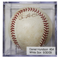Daniel Hudson Arizona Diamondbacks Signed Autographed Rawlings Official Major League Baseball with Display Holder