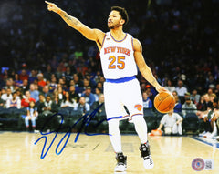 Derrick Rose New York Knicks Signed Autographed 8" x 10" Photo Beckett Certification