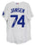 Kenley Jansen Los Angeles Dodgers Signed Autographed White #74 Jersey PSA In the Presence COA