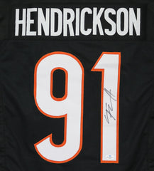 Trey Hendrickson Cincinnati Bengals Signed Autographed Black #91 Custom Jersey Five Star Grading COA