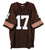 Brian Sipe Cleveland Browns Signed Autographed Brown #17 Custom Jersey Five Star Grading COA