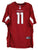 Larry Fitzgerald Arizona Cardinals Signed Autographed Red #11 Jersey PSA COA