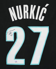 Jusuf Nurkic Portland Trail Blazers Signed Autographed Black #27 Jersey PSA COA