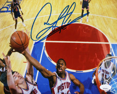 Dennis Rodman Detroit Pistons Signed Autographed 8" x 10" Photo JSA Witnessed COA