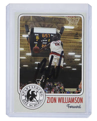 Zion Williamson Spartanburg High School Signed Autographed 2015 Rookies Basketball Card Five Star Grading Certified