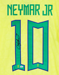 Neymar Jr. Signed Autographed Brazil #10 Yellow Jersey PAAS COA