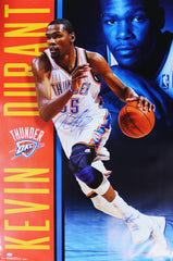 Kevin Durant Oklahoma City Thunder Signed Autographed 24" x 36" Poster Photo Pinpoint COA