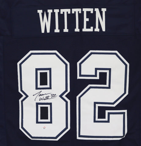 Jason Witten Dallas Cowboys Signed Autographed Blue #82 Custom Jersey PAAS COA