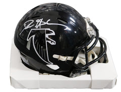 Deion Sanders Atlanta Falcons Signed Autographed Speed Mini Helmet Beckett Witness Certification