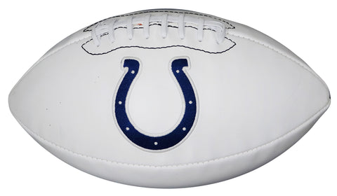 Indianapolis Colts White Panel Logo Football