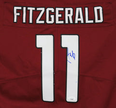 Larry Fitzgerald Arizona Cardinals Signed Autographed Red #11 Jersey JSA COA