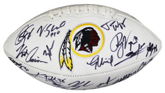 Washington Redskins 2016 Team Signed Autographed White Panel Logo Football Authenticated Ink COA Cousins