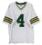 Brett Favre Green Bay Packers Signed Autographed White #4 Custom Jersey Player Hologram
