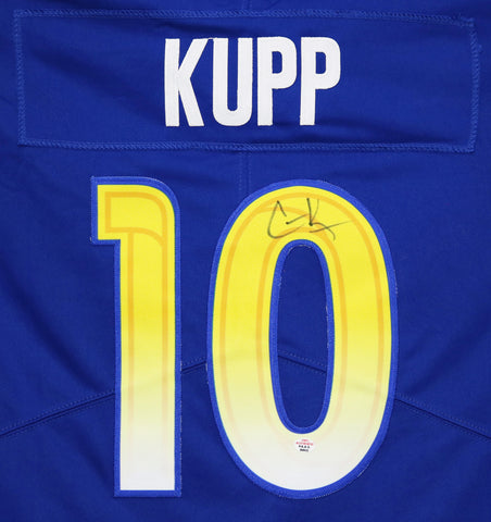 Cooper Kupp Los Angeles Rams Signed Autographed Blue #10 Jersey PAAS COA