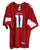 Larry Fitzgerald Arizona Cardinals Signed Autographed Red #11 Jersey PSA COA - BLEEDING