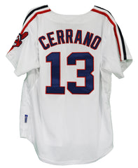 Pedro Cerrano Cleveland Indians White #13 Major League Movie Baseball Jersey