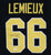 Mario Lemieux Pittsburgh Penguins Signed Autographed Black #66 Custom Jersey Five Star Grading COA