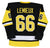 Mario Lemieux Pittsburgh Penguins Signed Autographed Black #66 Custom Jersey Five Star Grading COA