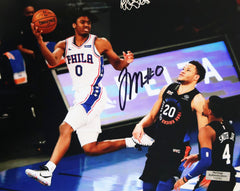 Tyrese Maxey Philadelphia 76ers Signed Autographed 8" x 10" Photo Heritage Authentication COA