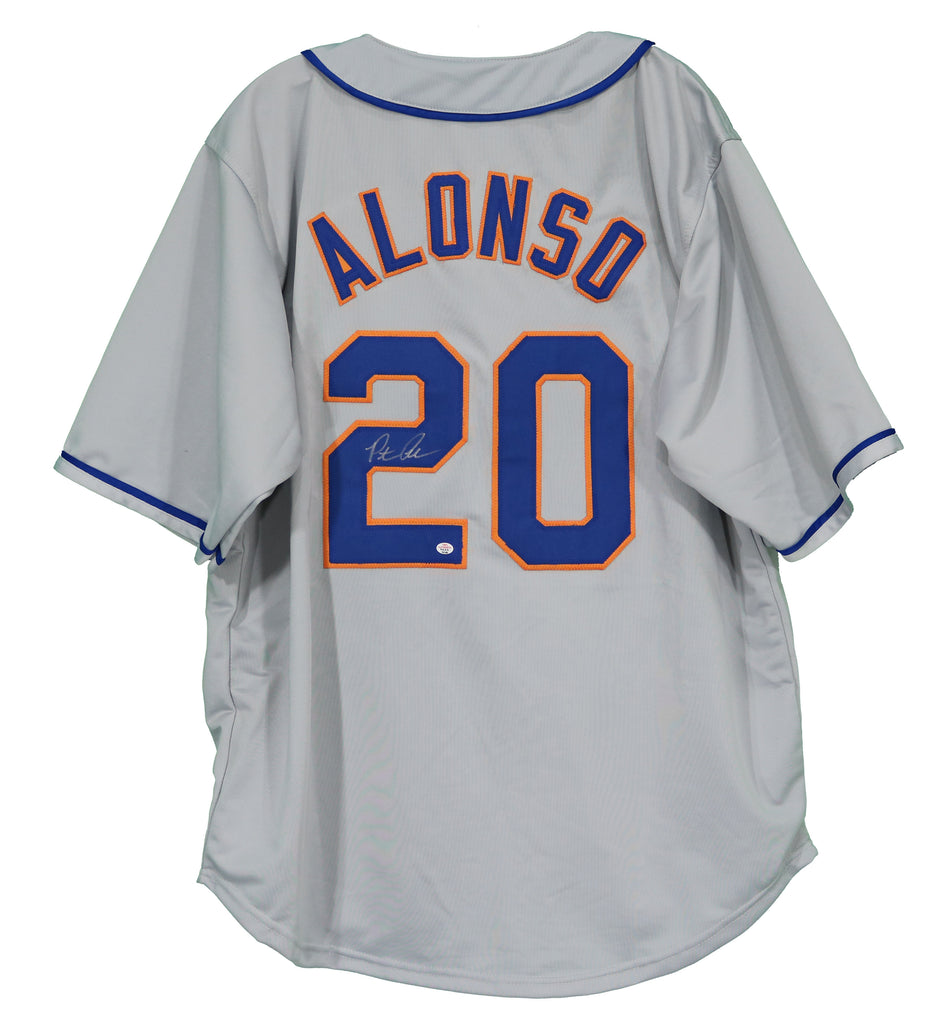 Pete Alonso New York Mets Signed Autographed Blue #20 Jersey COA –