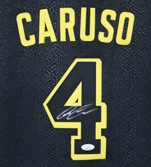 Alex Caruso Los Angeles Lakers Signed Autographed City Edition Black #4 Jersey JSA COA