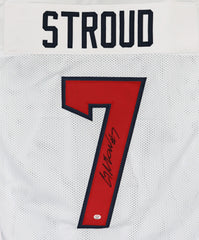 CJ Stroud Houston Texans Signed Autographed White #7 Custom Jersey PAAS COA