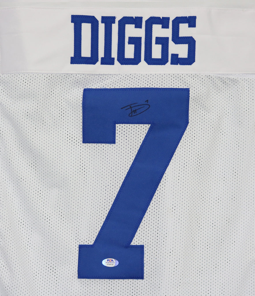 Trevon Diggs Dallas Cowboys Signed Autographed White #7 Custom