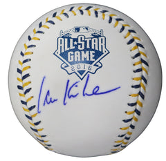 Ian Kinsler Detroit Tigers Signed Autographed Rawlings 2016 All-Star Game Official Baseball PSA COA with Display Holder