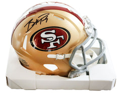 Brock Purdy San Francisco 49ers Signed Autographed Speed Mini Helmet PAAS COA
